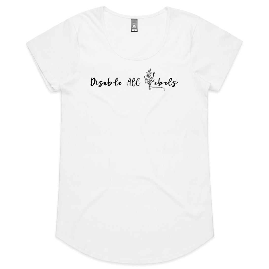 Disable all labels - Womens Scoop Neck T-Shirt