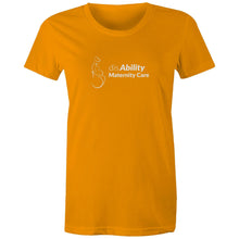 Load image into Gallery viewer, Logo mono - Women&#39;s Maple Tee
