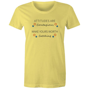 Attitudes - Women's Maple Tee