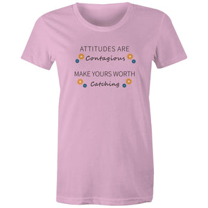 Attitudes - Women's Maple Tee